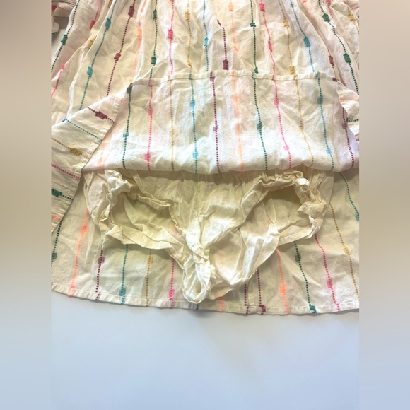 Zara Multi Colored Dotted Mesh Mini Dress XS - Picture 11 of 15